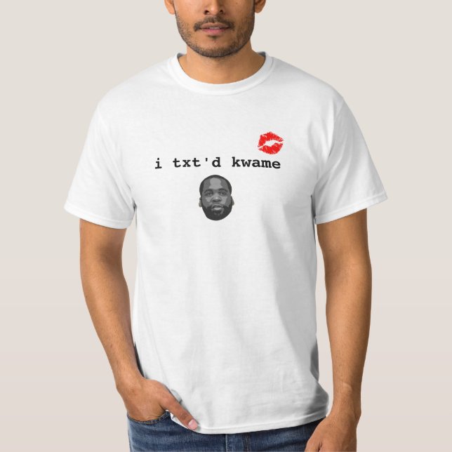 T-shirt kwame du txt'd i (Devant)