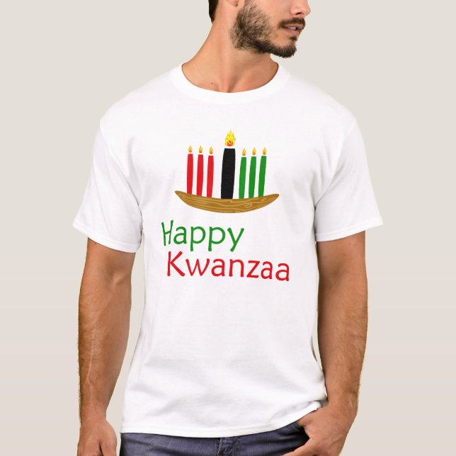 T-shirt Kwanzaa heureux (Devant)