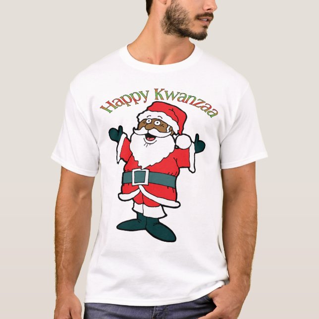 T-shirt Kwanzaa Père Noël (Devant)
