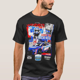 T-shirt Kyle Larson À damiers Drapeau Sports 2024 AdventHe