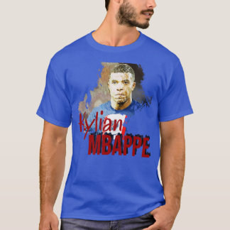 T-shirt Kylian Mbappe Joueur Psg et france