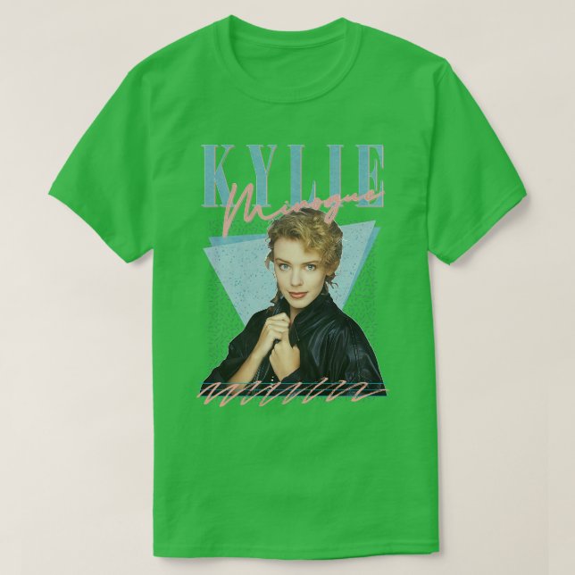 T-shirt Kylie 80s Retro Fan Design 1 (Design devant)