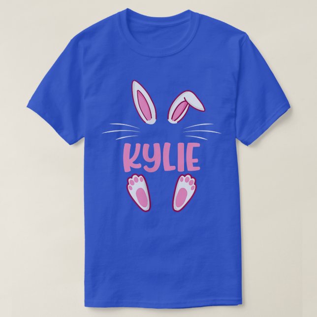 T-shirt KYLIE Lapin de Pâques Funny Novelité Femmes Person (Design devant)
