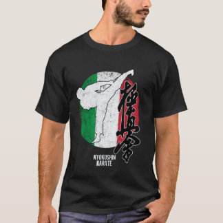 T-shirt Kyokushin Classique Italie Karaté Drapeau Italien