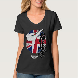 T-shirt Kyokushin England Karate English Drapeau britanniq