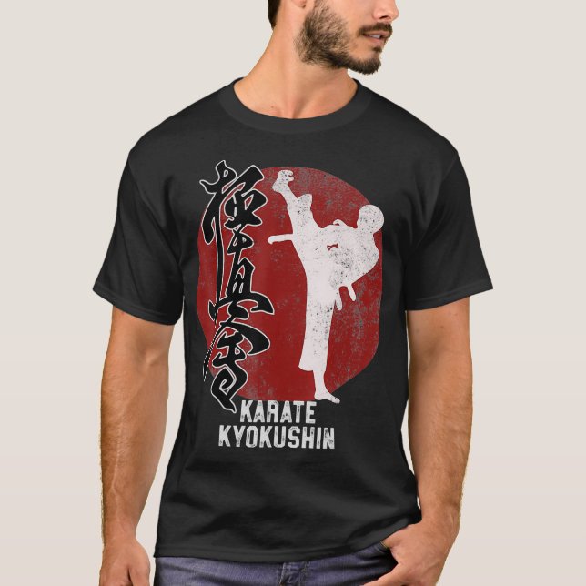 T-shirt Kyokushin Karate Japonais Cadeau d'art martial (Devant)
