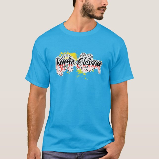 T-shirt Kyrie Eleison Expression religieuse Texte stylisé (Devant)