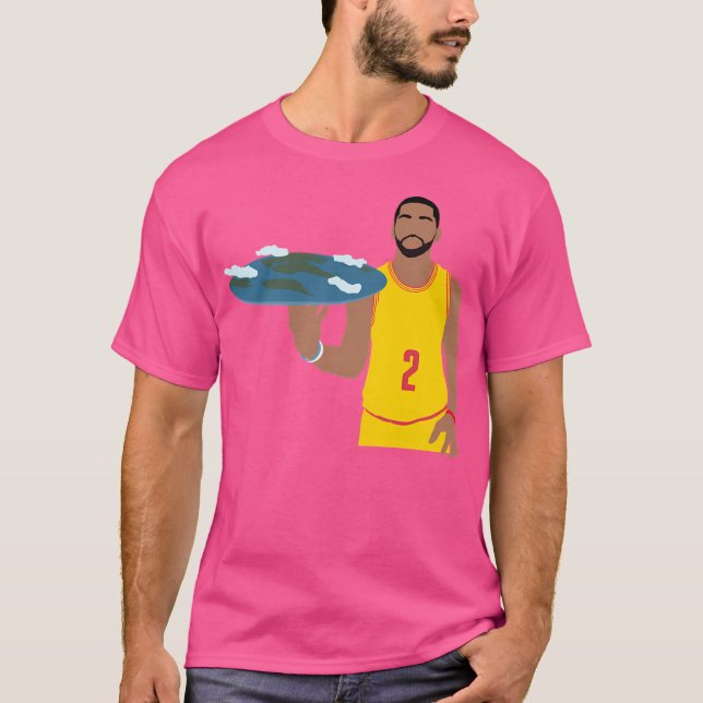 T-shirt Kyrie Irving Flat Earth (Devant)