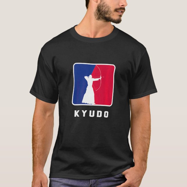 T-shirt Kyudo Kyujutsu tir à l'arc Samurai Japon Bow (Devant)