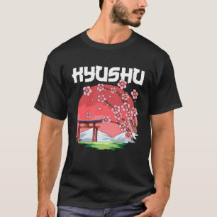 T-shirt Kyushu Kyokujitsuki Sakura Japon