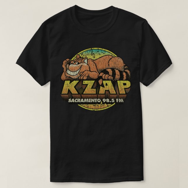 T-shirt KZAP Sacramento 1968 (Design devant)