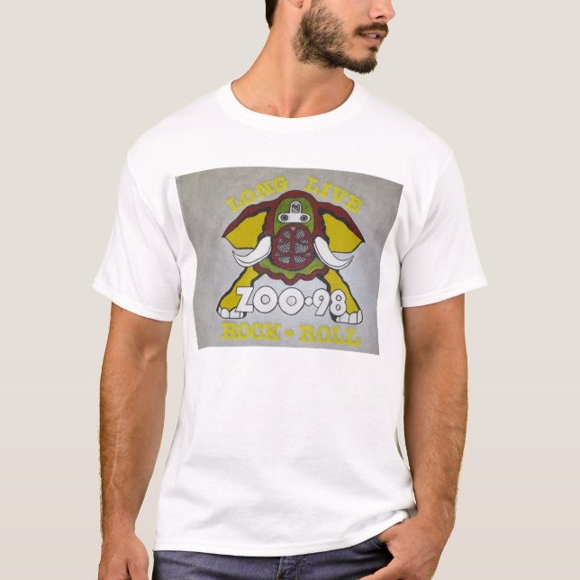 T-shirt KZEW 98 Rock Music (Devant)