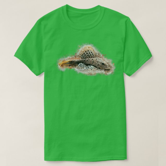 T-shirt L 095 Pine de mouton rouge Cone Catfish Pseudorine (Design devant)