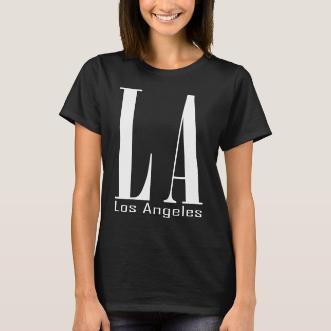 T-shirt L. A. Los Angeles ! Californie West Coas (Devant)