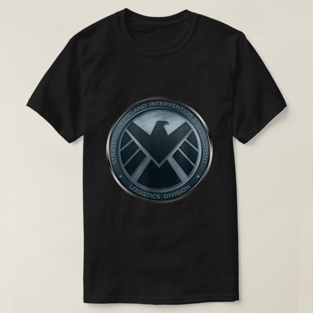 T-shirt l Agents de l'Aigle de SHIELD Badge (Design devant)
