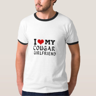 T-shirt l amour ma petite amie cougar