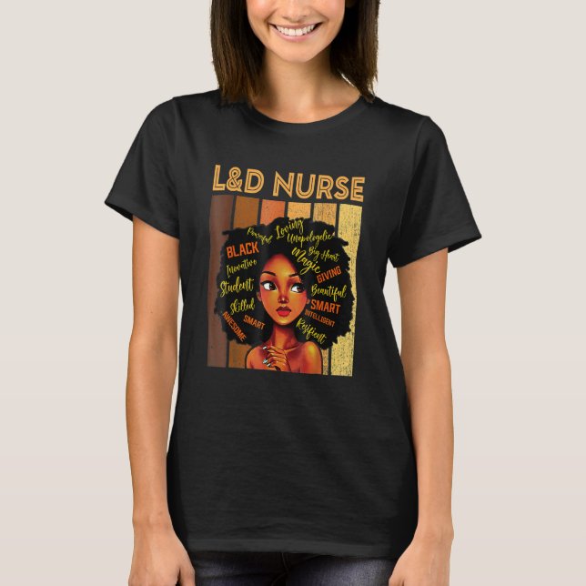 T-shirt L&d Infirmière Infirmière Amour Infirmière Étudian (Devant)