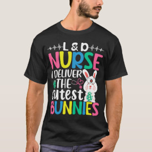 T-shirt L D Nurse Bunny Easter Dress for Women