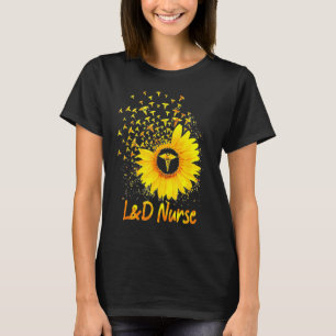 T-shirt L&d Nursenurse Amour Infirmière Étudiante Rn Life