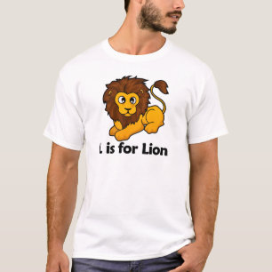 T-shirt L est pour le lion