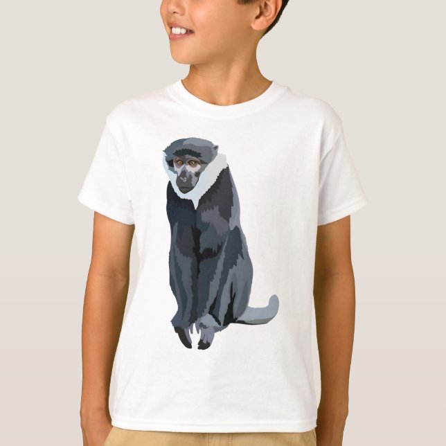 T-shirt L est pour Lehoest Monkey (Devant)
