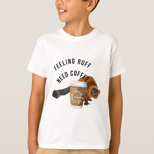 T-shirt L est pour Lemur (Devant)