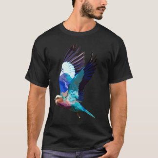 T-shirt L Est Pour Lilac Breasted Roller