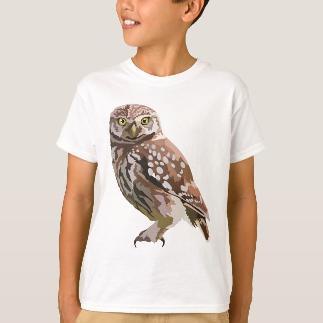T-shirt L est pour Little Owl (Devant)