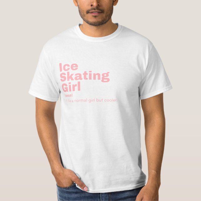 T-shirt l - Ice skating (Devant)