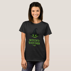 T-shirt L’observateur de la sorcière - Yeux de chat mystiq