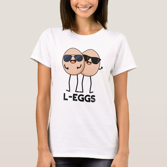 T-shirt L-OEufs Funny Egg Pun (Devant)