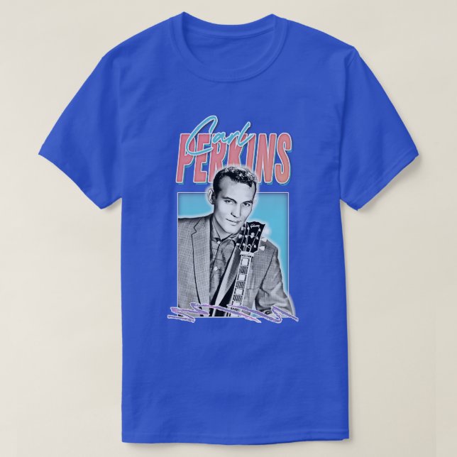 T-shirt L Perkins Rock Roll Design (Design devant)