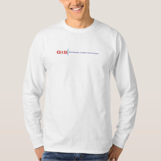 T-shirt l$systèmes d'information géographique, gis, |