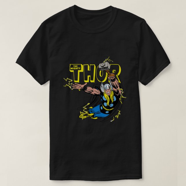 T-shirt l Thor Classic Retro Comic Graphic (Design devant)