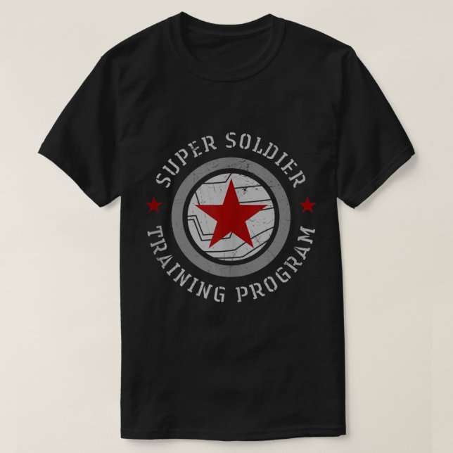 T-shirt l Winter Soldier Super Soldier Training Program Ta (Design devant)