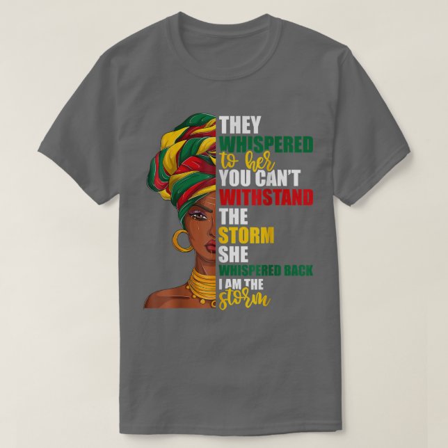 T-shirt La 12ème Fierté africaine Ts Pour les femmes Je su (Design devant)