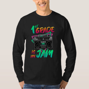 T-shirt La 1re année est mon jam vintage 80s Boombox École