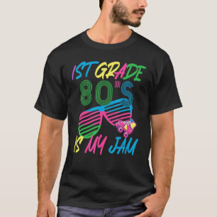 T-shirt La 1re année est mon jam vintage 80s Boombox Profe