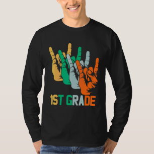 T-shirt La 1re année est mon truc casque vintage 80s Prof