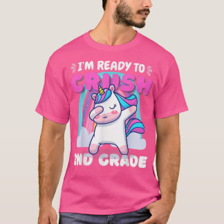 T-shirt La 2e année de dons Unicorn Retour à l'école
