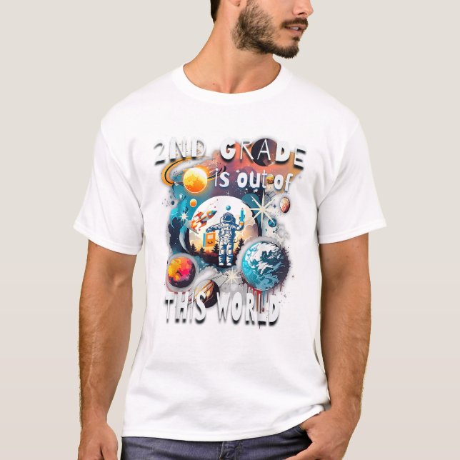 T-shirt La 2e année est hors de ce monde (Devant)