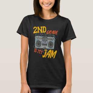 T-shirt La 2e année est ma jam Vintage Bombox Étudiant Ens
