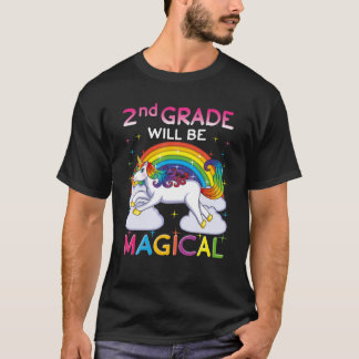 T-shirt La 2E Année Sera Magique Premier Jour De L'École U