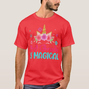 T-shirt La 3e année est magique Retour à l'école Troisième