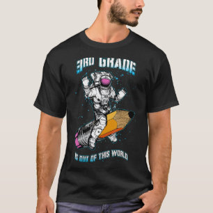 T-shirt La 3e Classe Est Hors De Ce Monde L'Astronaute Ret