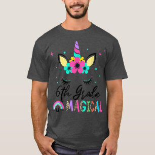 T-shirt La 6E Année Est Magique Squad Retour À L'École Uni