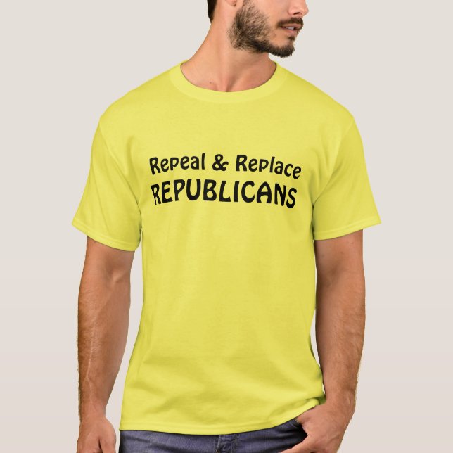T-shirt La "abrogation drôle et remplacent des (Devant)