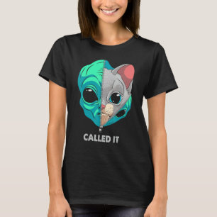 T-shirt L'a appelé Chat Alien Pastel Goth Chaton Astronaut