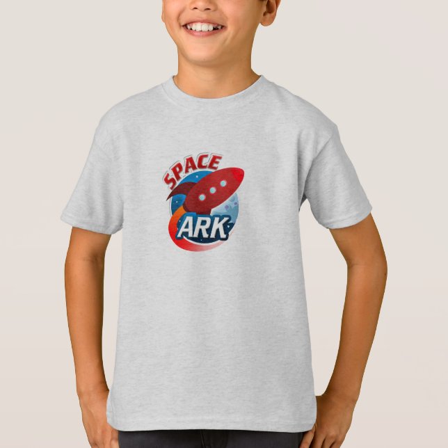 T-shirt La "arche de l'espace" badine la pièce en t (Devant)