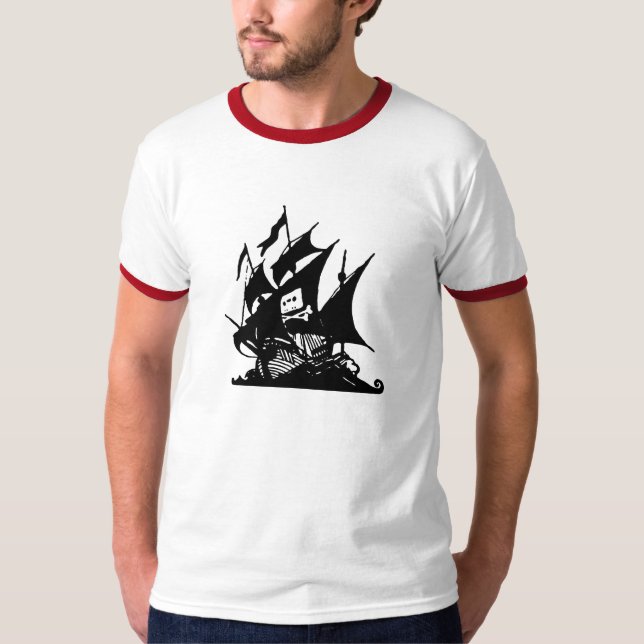 T-shirt La baie de pirate (Devant)